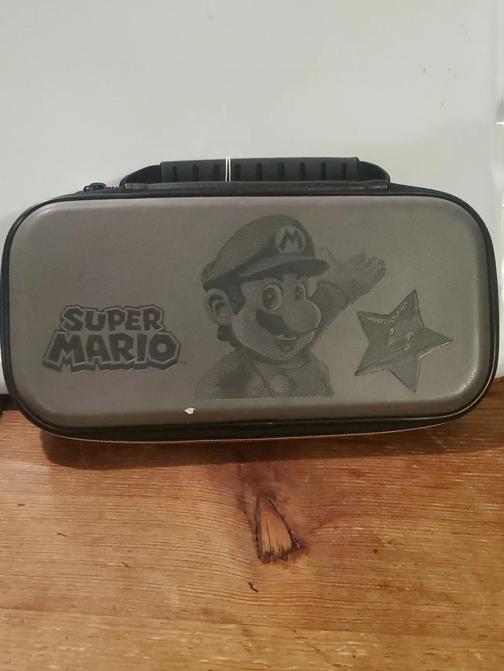 Nintendo Switch Super Mario Gray Hard Shell Handheld Case